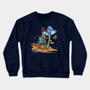 Steampunk Frog Crewneck Sweatshirt